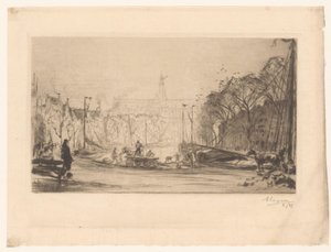 Widok na Spaarne i St Bavo
