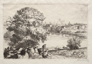 Gniew: Staw św. Mikołaja autorstwa Auguste Louis Lepère