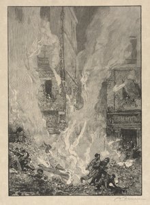 [Pożar miasta] autorstwa Auguste Louis Lepère