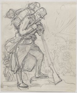 Rekolekcje po Charleroi... autorstwa Auguste Louis Lepère