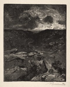 Dolina Francharda autorstwa Auguste Louis Lepère