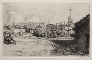 Kalwaria, St. Jean-de-Mont autorstwa Auguste Louis Lepère