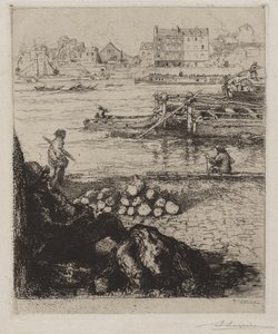 Doker: Quai de la Gare autorstwa Auguste Louis Lepère