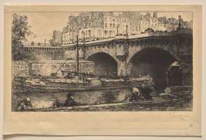 Nowy most autorstwa Auguste Louis Lepère