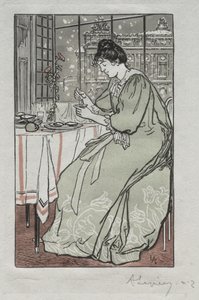 Almanach Paryski, 1897: Zima autorstwa Auguste Louis Lepère