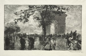 Powrót lasu autorstwa Auguste Louis Lepère