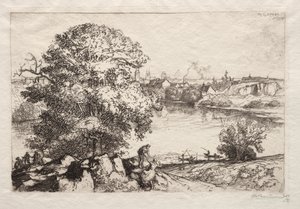 Gniew: Staw św. Mikołaja autorstwa Auguste Louis Lepère