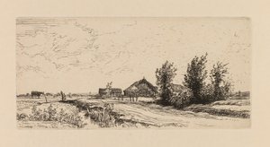 Auguste Lepère: Mały pasterz autorstwa Auguste Louis Lepère