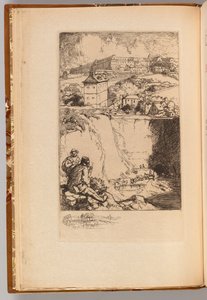 Katalog wystawy Auguste Lepère: Frontispiece, 1908. autorstwa Auguste Louis Lepère
