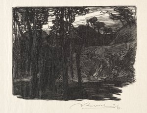 Wieczór. autorstwa Auguste Louis Lepère