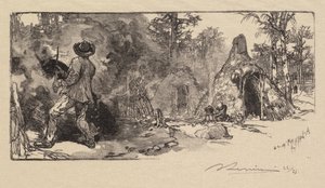 Las Fontainebleau: Coalmen autorstwa Auguste Louis Lepère