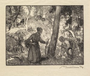 Las Fontainebleau: Łowcy grzybów w Rocher Bernard