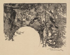 Las Fontainebleau: Malarze autorstwa Auguste Louis Lepère