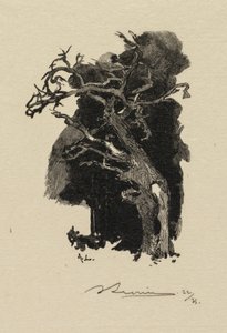 Las Fontainebleau: Wściekły autorstwa Auguste Louis Lepère