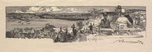 Las Fontainebleau: Dolina Solle autorstwa Auguste Louis Lepère