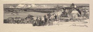 Las Fontainebleau: Dolina Solle La Forêt de Fontainebleau: La Vallée de la Solle, 1890. autorstwa Auguste Louis Lepère