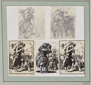 Rekolekcje po Charleroi... autorstwa Auguste Louis Lepère
