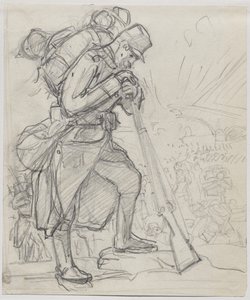 Rekolekcje po Charleroi... autorstwa Auguste Louis Lepère