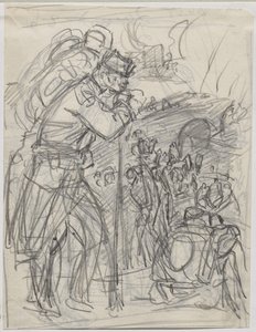 Rekolekcje po Charleroi... autorstwa Auguste Louis Lepère