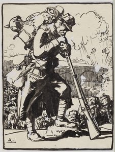 Rekolekcje po Charleroi... autorstwa Auguste Louis Lepère