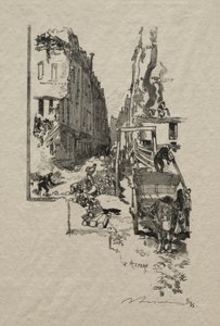 Kuzynka Rue Victor. autorstwa Auguste Louis Lepère