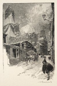 Ulica Barów autorstwa Auguste Louis Lepère
