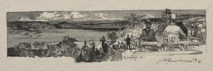 Dolina Solle. autorstwa Auguste Louis Lepère