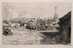 Kalwaria, St. Jean-de-Mont autorstwa Auguste Louis Lepère