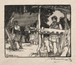 Producent listew autorstwa Auguste Louis Lepère