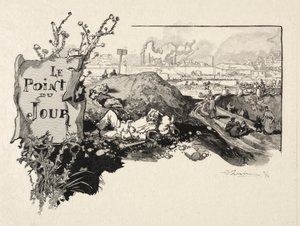 Punkt dzienny. autorstwa Auguste Louis Lepère