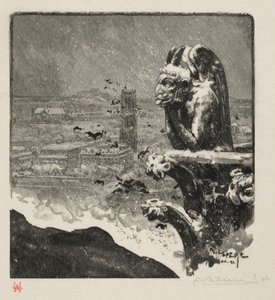 Stryge Notre Dame autorstwa Auguste Louis Lepère