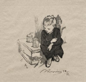 Chłopiec ma wtedy 1889 rok. autorstwa Auguste Louis Lepère