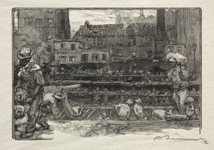 Rozładowywacze gipsu autorstwa Auguste Louis Lepère