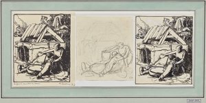 Kobiety zbierające rannych autorstwa Auguste Louis Lepère