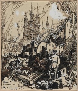 Louvain autorstwa Auguste Louis Lepère
