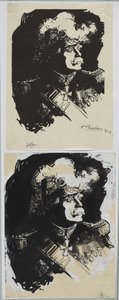 Marszałek Joffre, 1914. autorstwa Auguste Louis Lepère