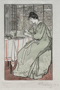 Almanach Paryski, 1897: Zima autorstwa Auguste Louis Lepère