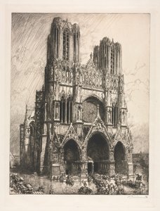 Katedra w Reims autorstwa Auguste Louis Lepère