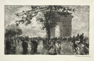 Powrót lasu. autorstwa Auguste Louis Lepère