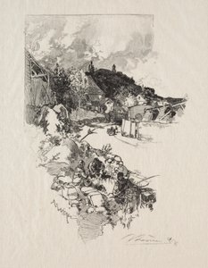 Droga do Wersalu autorstwa Auguste Louis Lepère