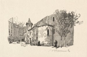 Julien le Vauvre, Widok z zewnątrz autorstwa Auguste Louis Lepère