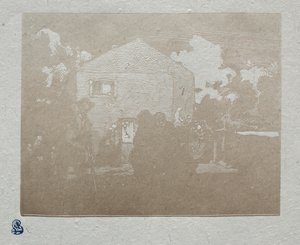 Żebracy w ostatnim domu, 1905. autorstwa Auguste Louis Lepère