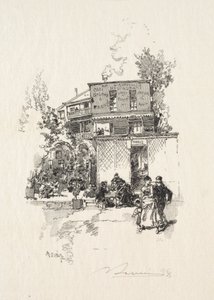 Guinguette. autorstwa Auguste Louis Lepère
