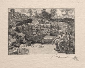 Domek w kamieniołomie autorstwa Auguste Louis Lepère