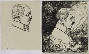 Kluck, 1914. autorstwa Auguste Louis Lepère