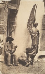 [Anioł Męki Pańskiej, Sainte-Chapelle, Paryż], 1853-1854.