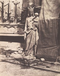 [Rzeźba Dziewicy z Dzieciątkiem, Notre Dame, Paryż], 1853-1854.