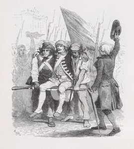 Czternasty lipca, z Dzieł wszystkich Bérangera, 1836. Twórcy: Auguste Raffet, Lacoste, Eugène Guillaumot. autorstwa Auguste Raffet, Lacoste, Eugène Guillaumot