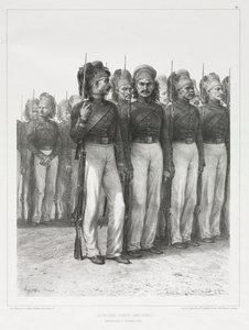 Piechota turecka, Chasseurs, 1837. autorstwa Auguste Raffet