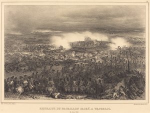Rekolekcje w Waterloo autorstwa Auguste Raffet